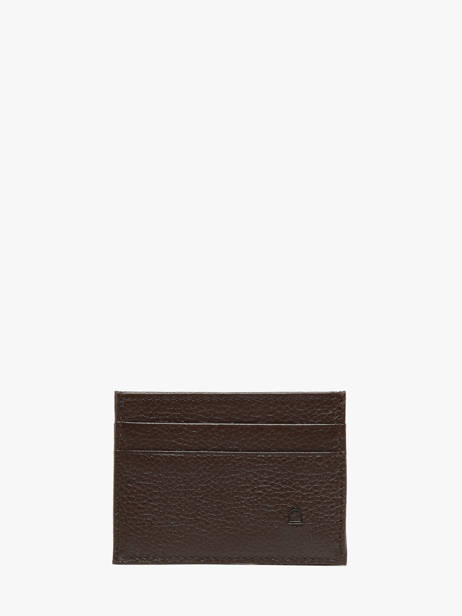 Card Holder Leather Madras Etrier Brown madras EMAD011
